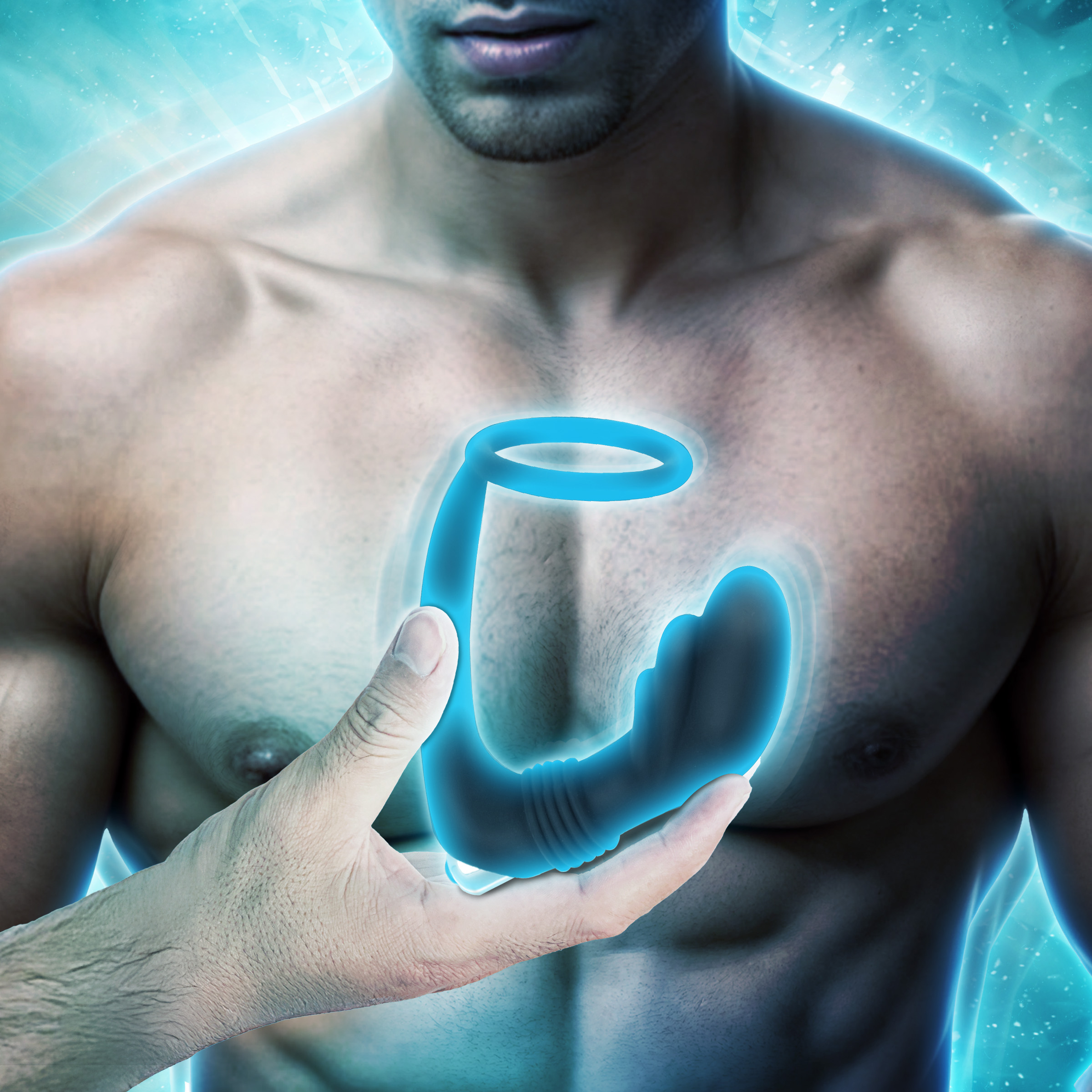 Nova Silicone Cock Ring and Prostate Vibe 1 Nova Silicone Cock Ring and Prostate Vibe