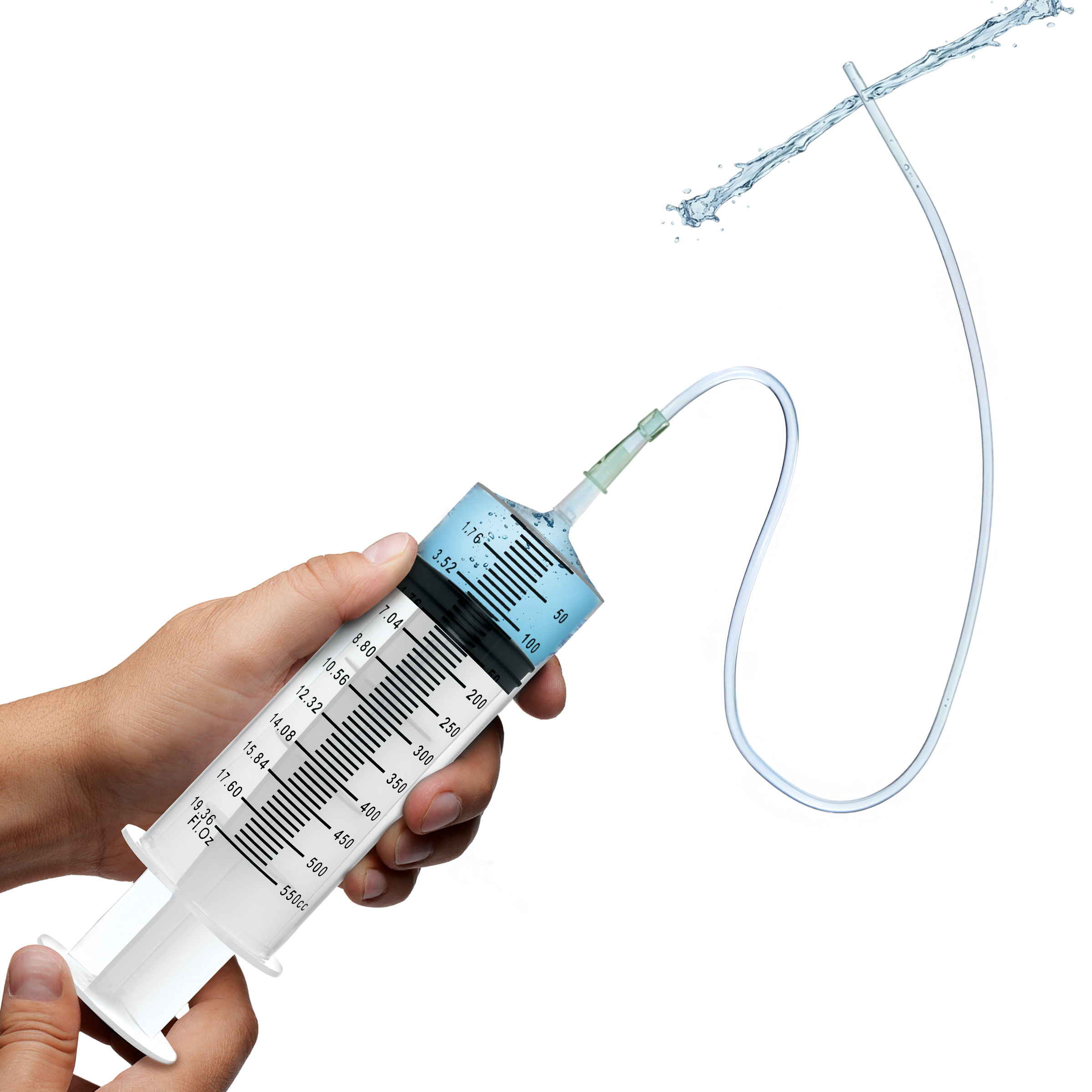 Enema Syringe with Tube - 550ml 1 Enema Syringe with Tube - 550ml