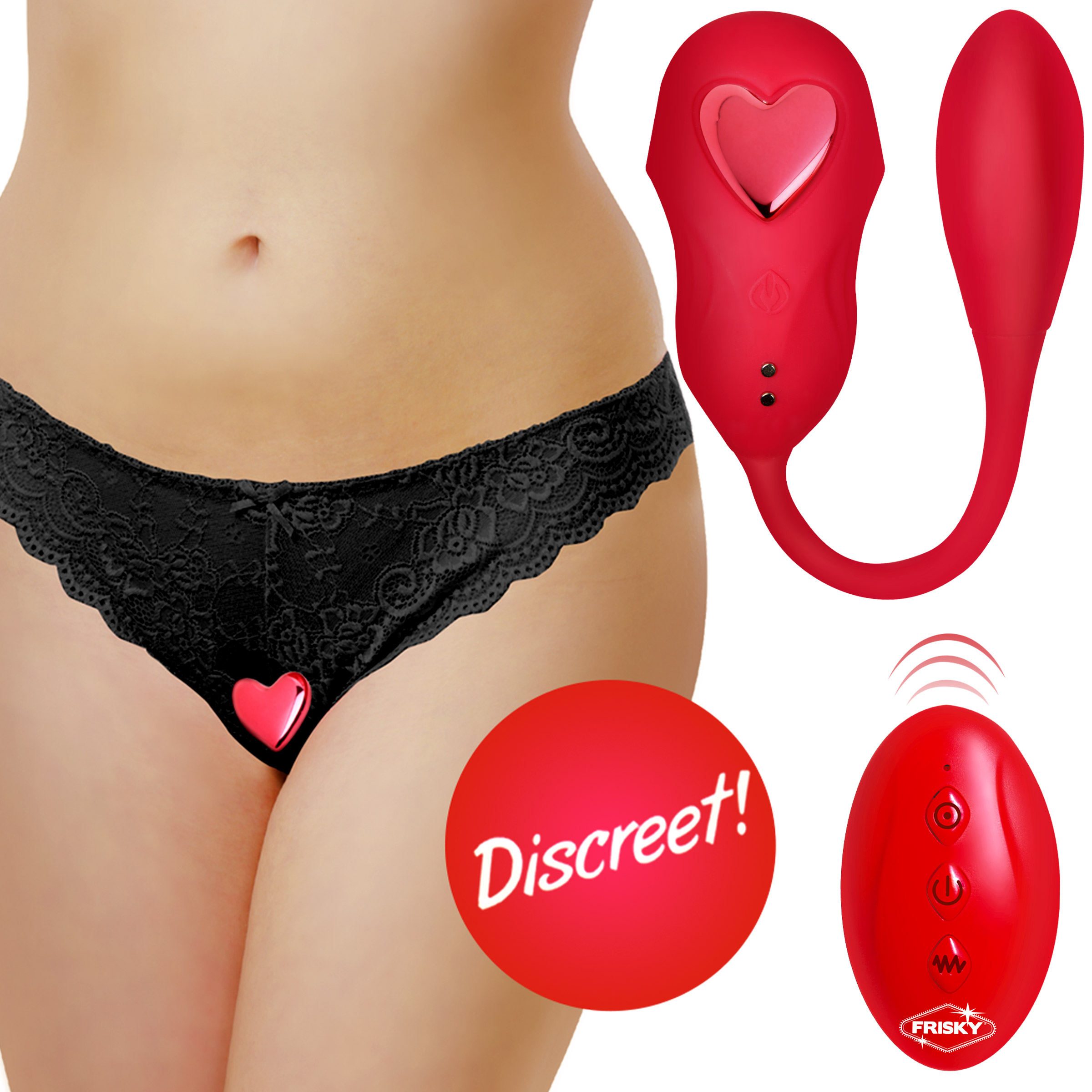Double Love Connection Silicone Panty Vibe with Remote Control 1 Double Love Connection Silicone Panty Vibe with Remote Control