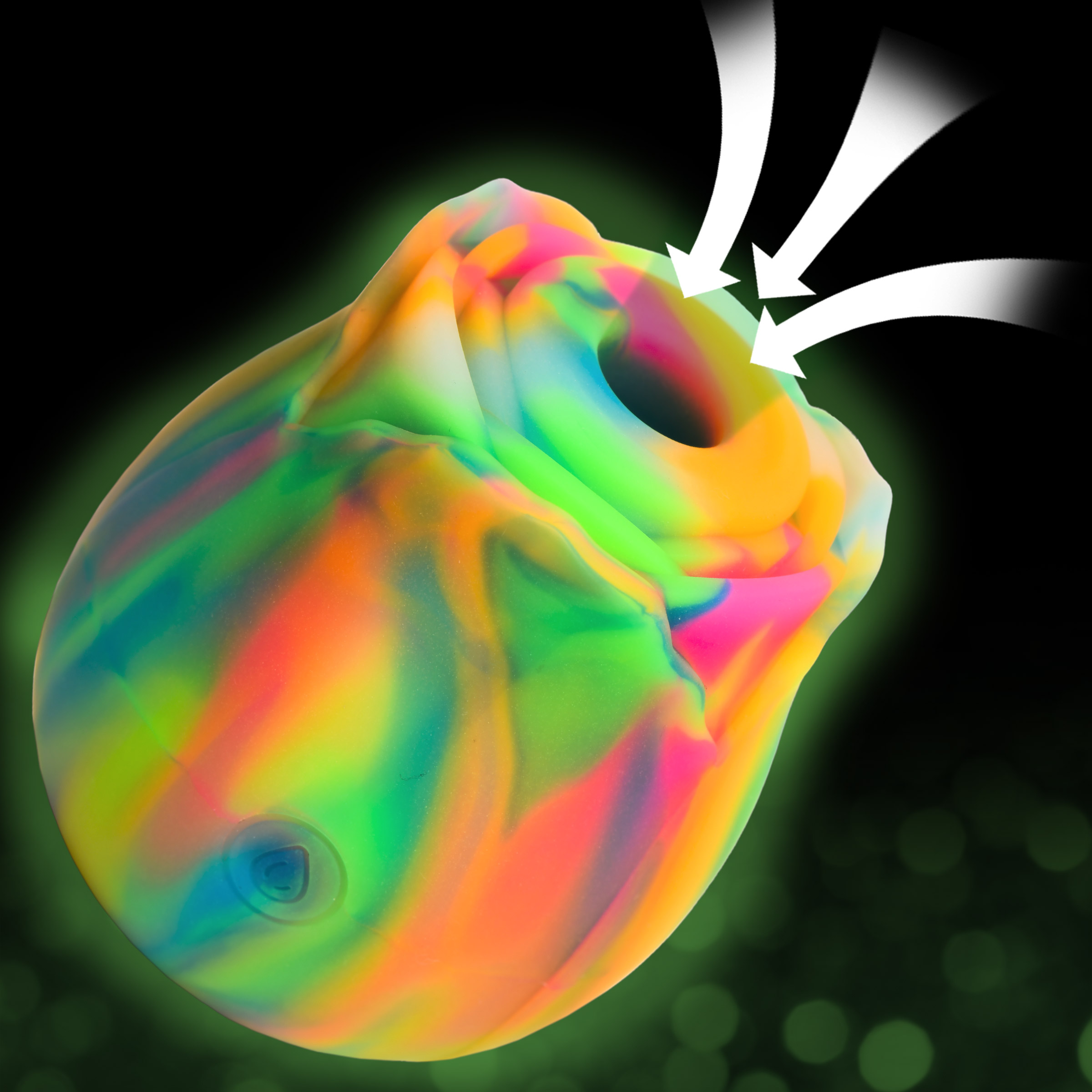 Glow Rose Glow-in-the-Dark Clitoral Stimulator 1 Glow Rose Glow-in-the-Dark Clitoral Stimulator