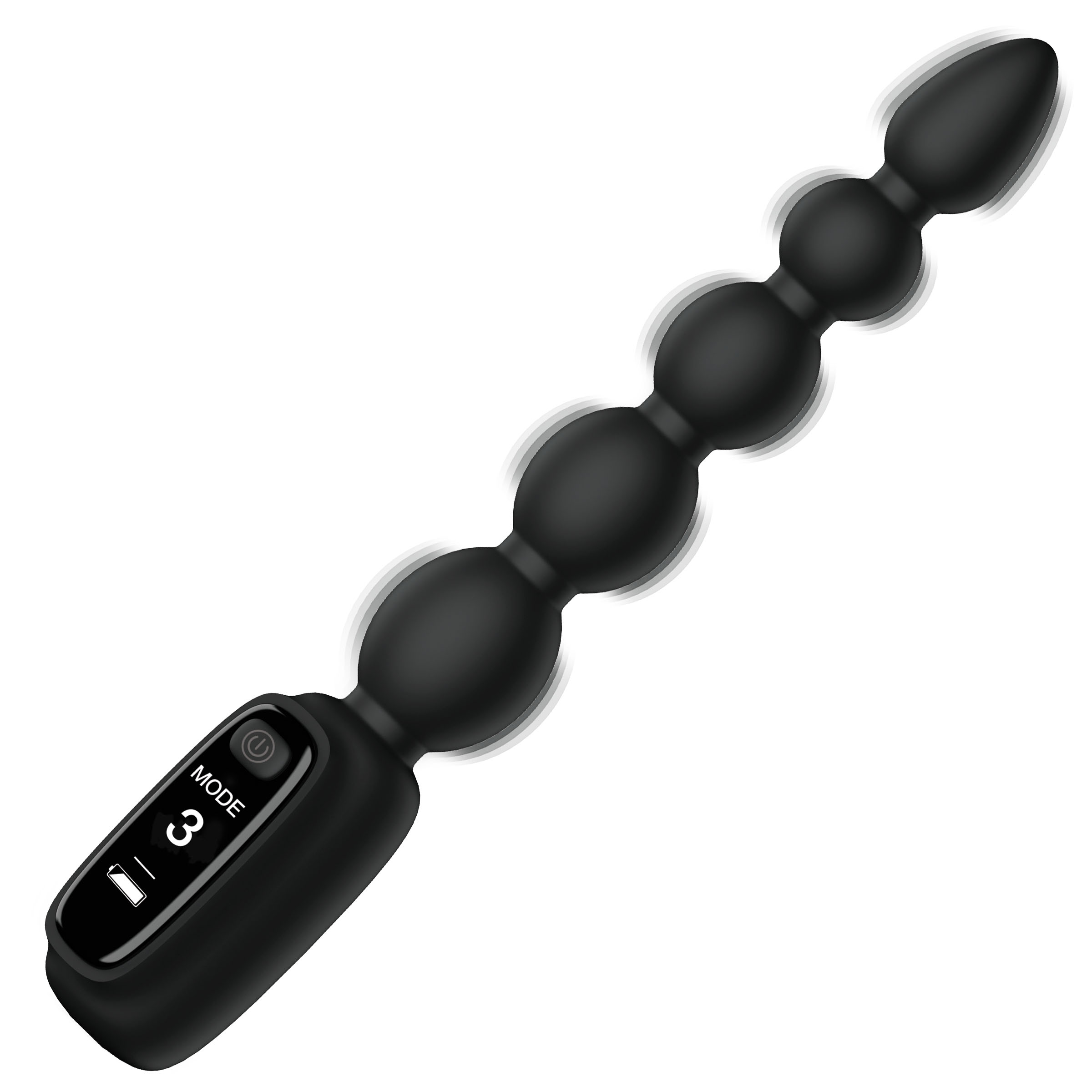 Silicone Anal Beads with Digital Display 1 Silicone Anal Beads with Digital Display