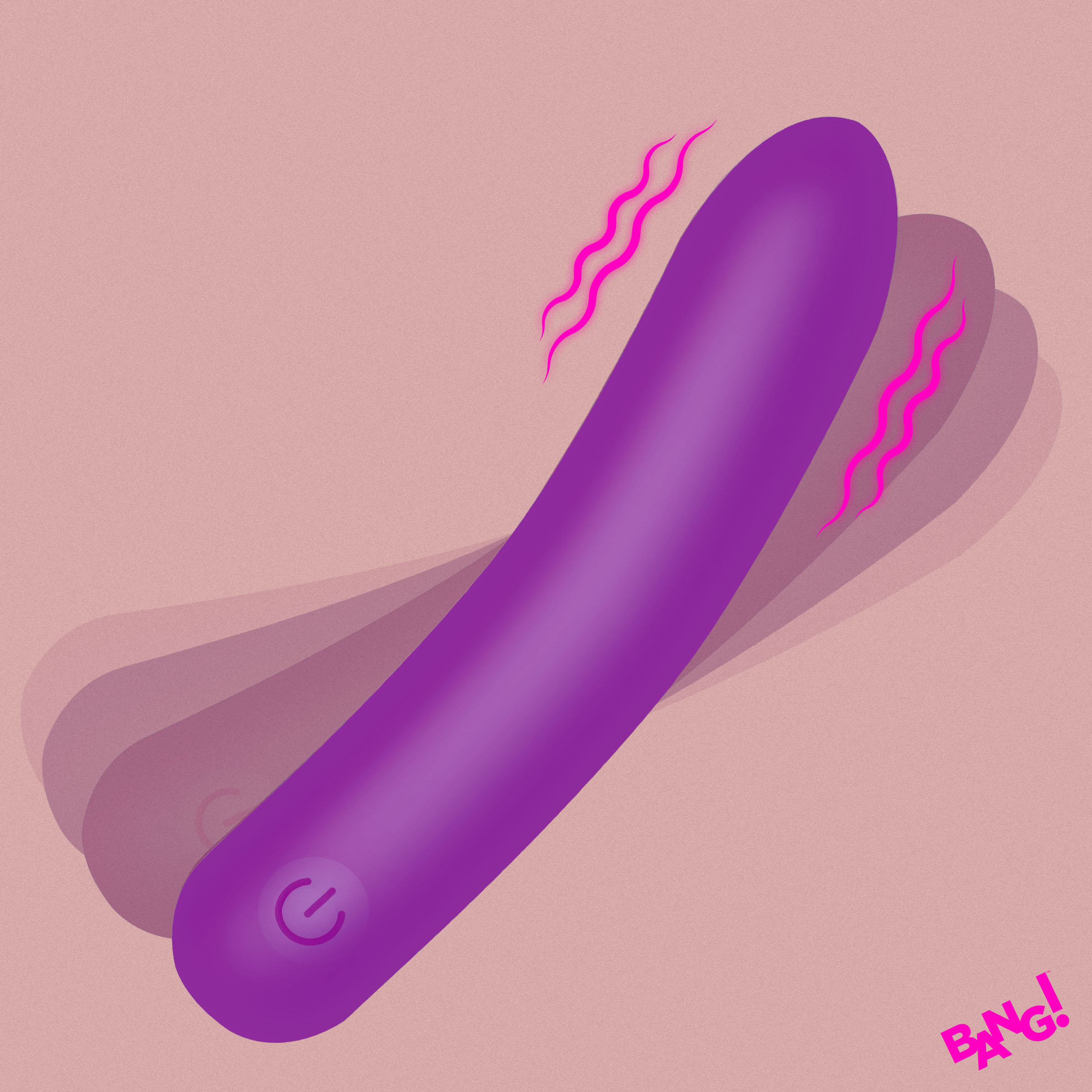 Tapered Flexible Silicone Bullet - Purple 1 Tapered Flexible Silicone Bullet - Purple