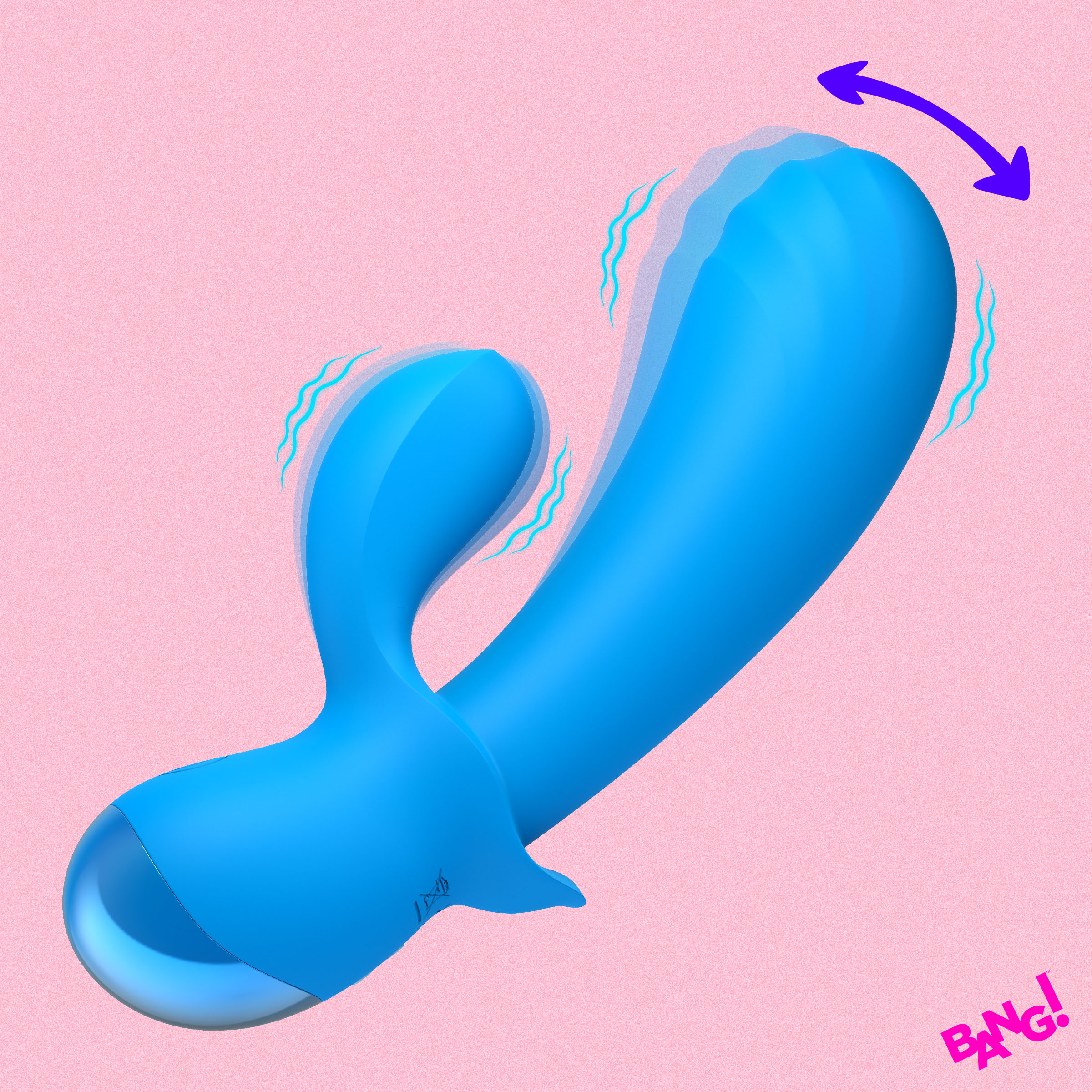 Flexible Thick Silicone Rabbit Vibrator 1 Flexible Thick Silicone Rabbit Vibrator
