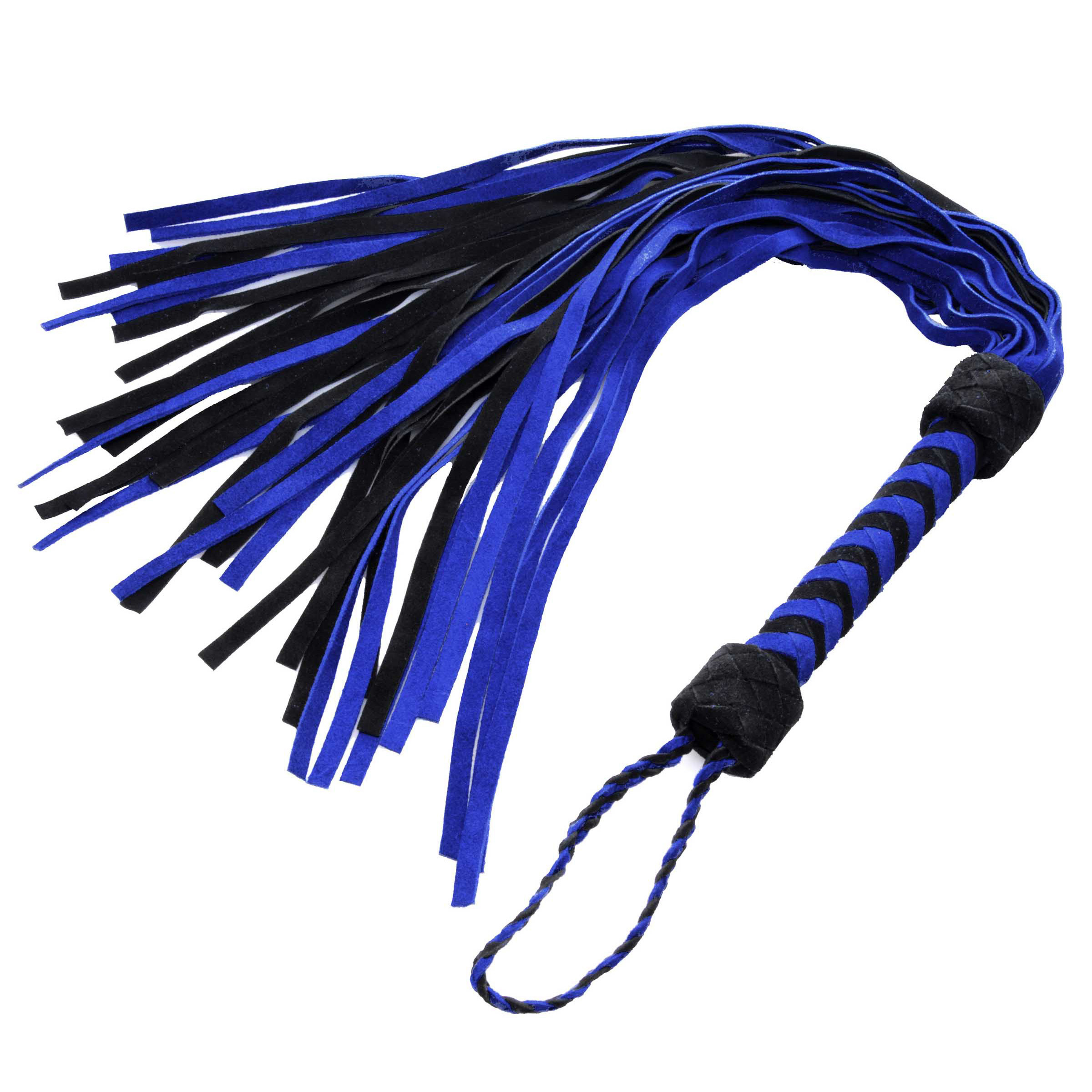 Black and Blue Suede Flogger 1 Black and Blue Suede Flogger