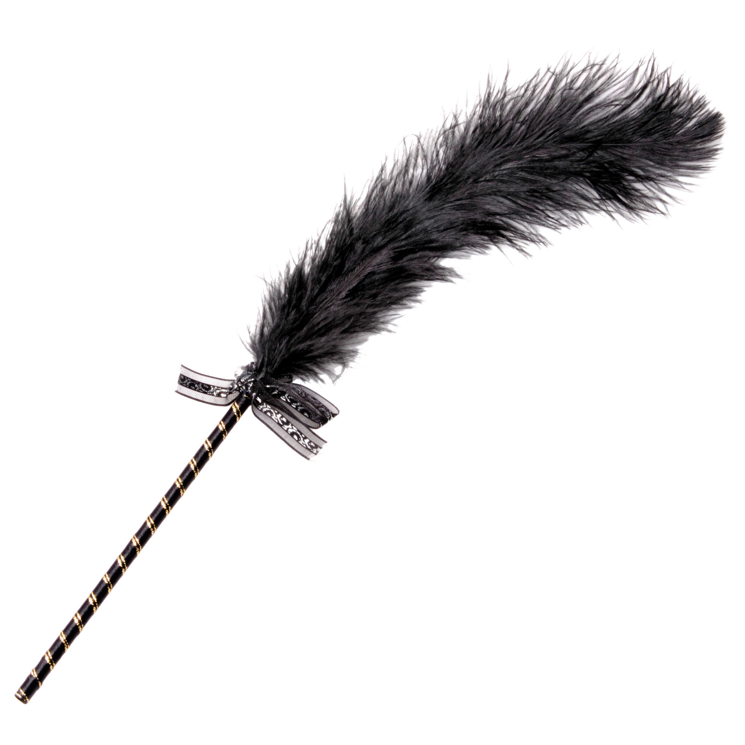 Frisky Feather Tickler - Black 1 Frisky Feather Tickler - Black