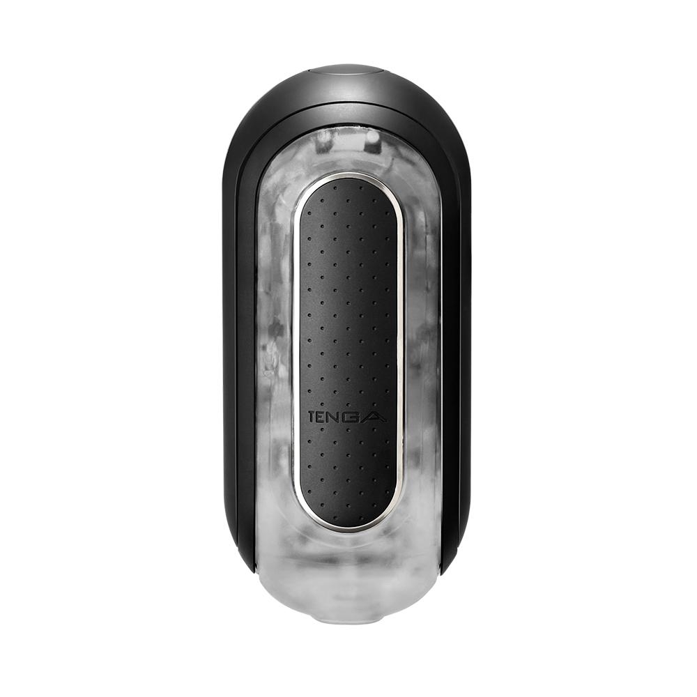 Flip 0-Zero Electronic Vibration Stroker- Black 1 Flip 0-Zero Electronic Vibration Stroker- Black
