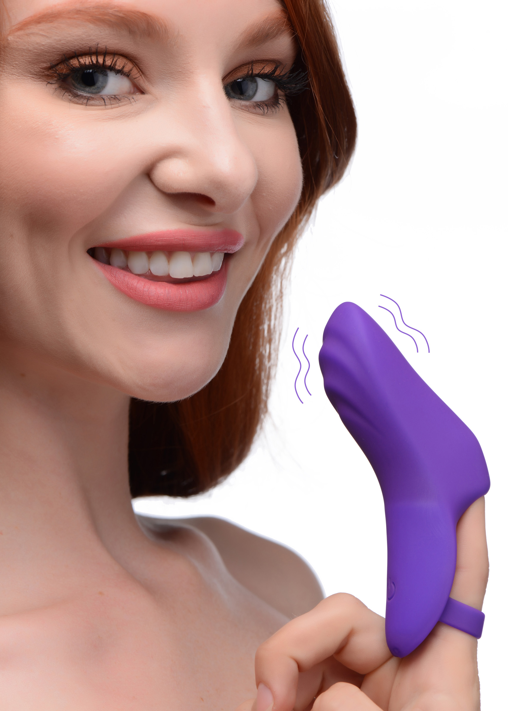 7X Finger Bang Her Pro Silicone Vibrator - Purple 1 7X Finger Bang Her Pro Silicone Vibrator - Purple