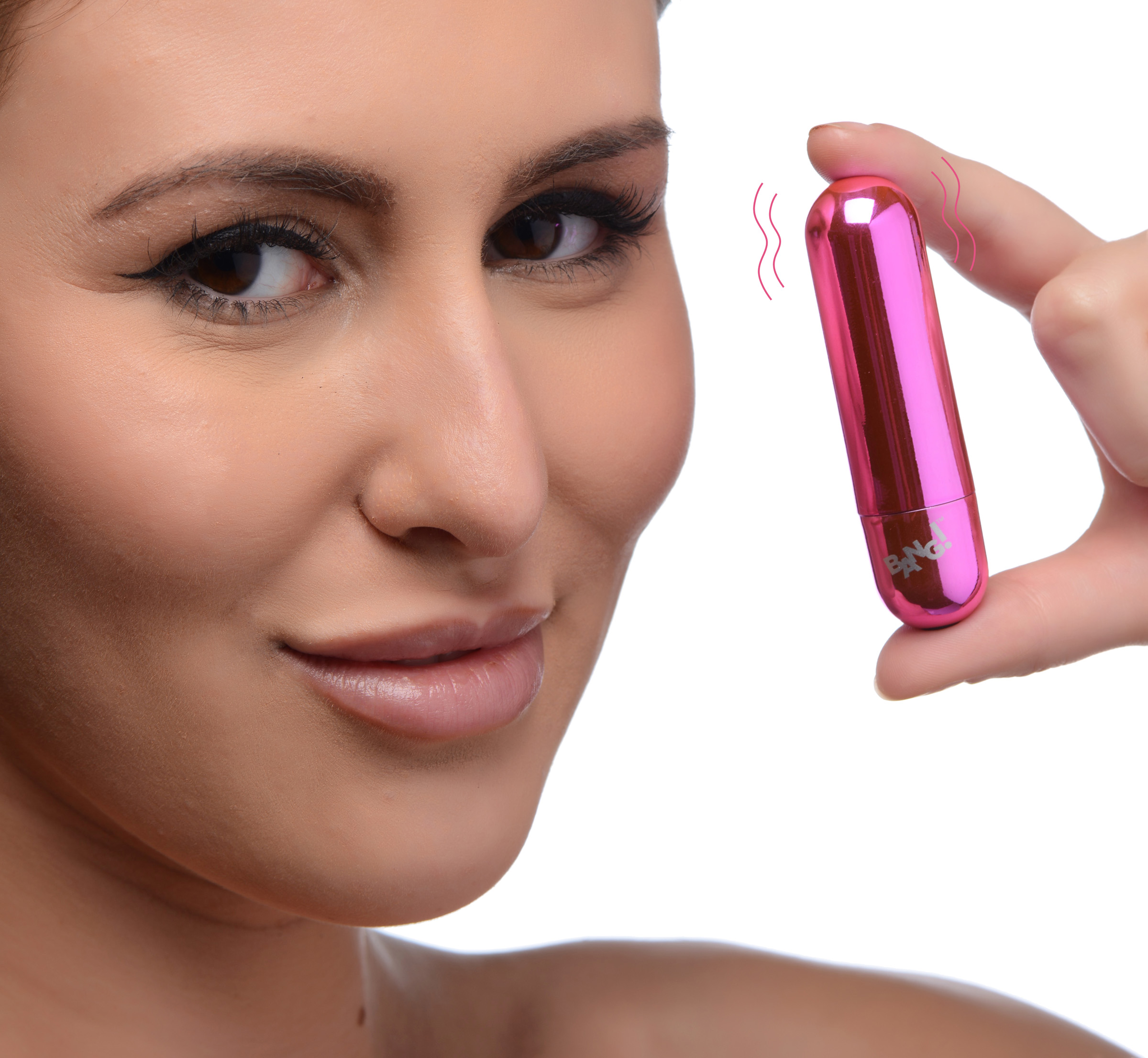 10X Rechargeable Vibrating Metallic Bullet - Pink 1 10X Rechargeable Vibrating Metallic Bullet - Pink