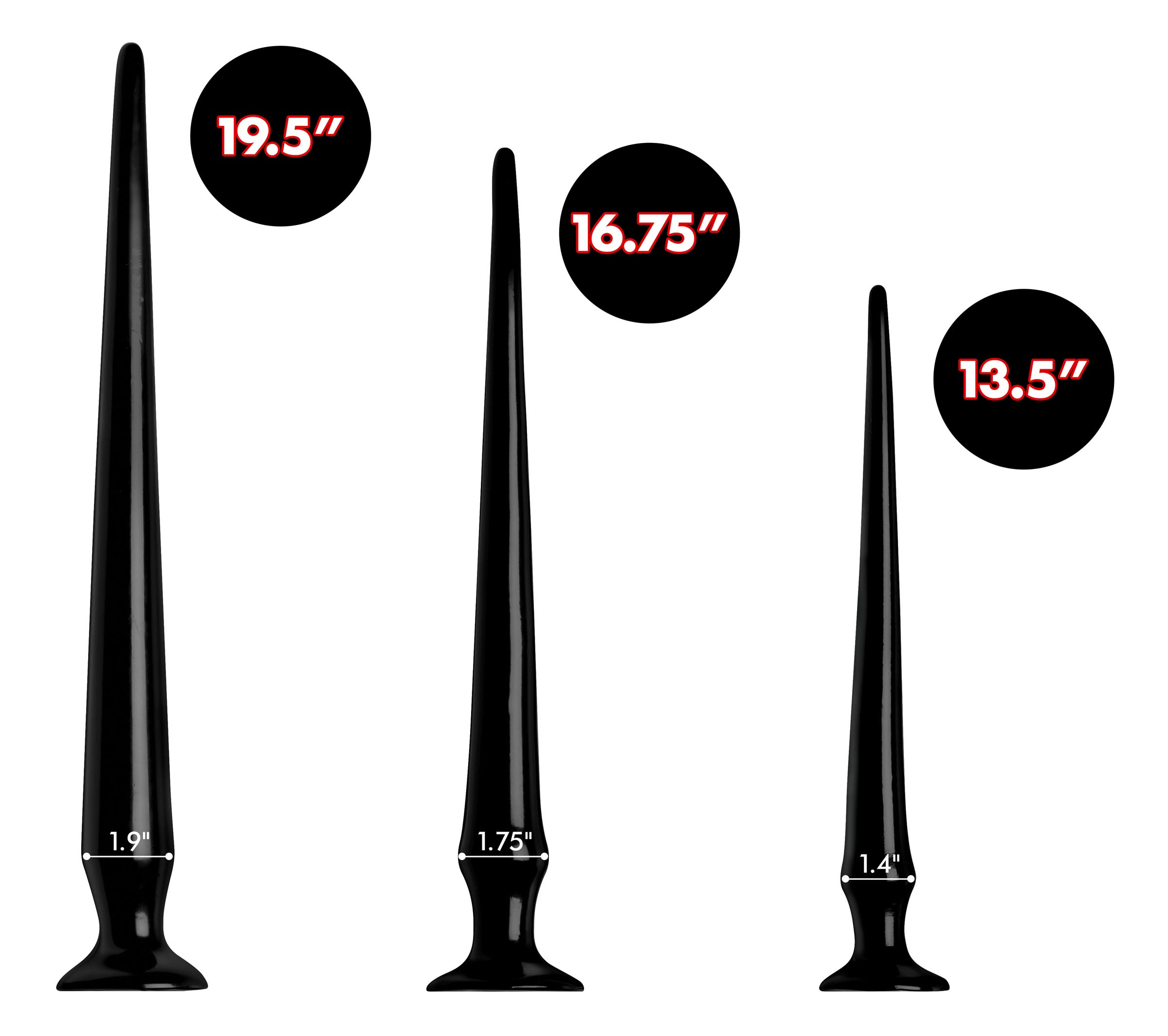 Slim Tapered Anal Hose Training Set 1 Slim Tapered Anal Hose Training Set