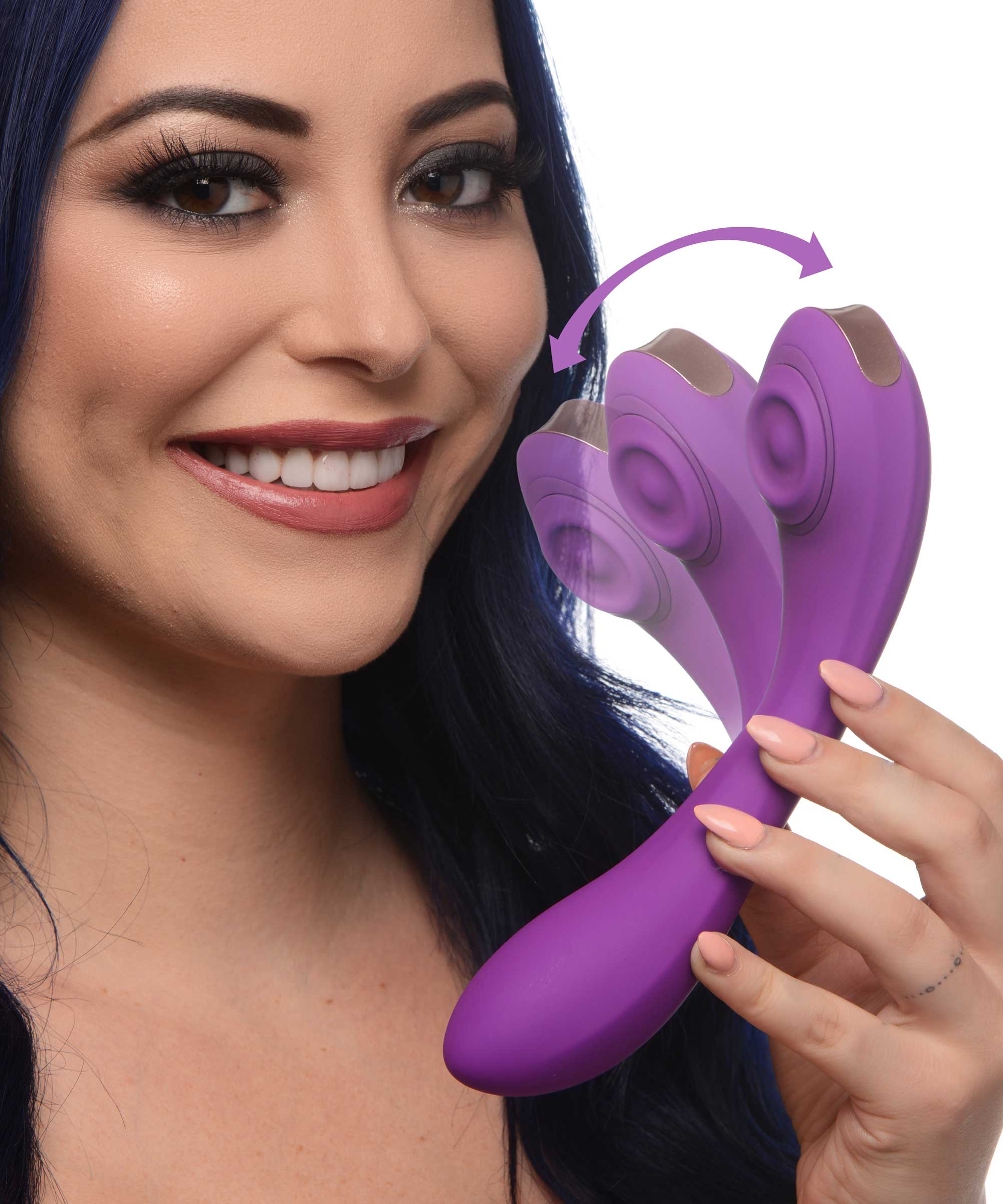 Pose Plus 10X Pulsing Bendable Silicone Vibrator 1 Pose Plus 10X Pulsing Bendable Silicone Vibrator