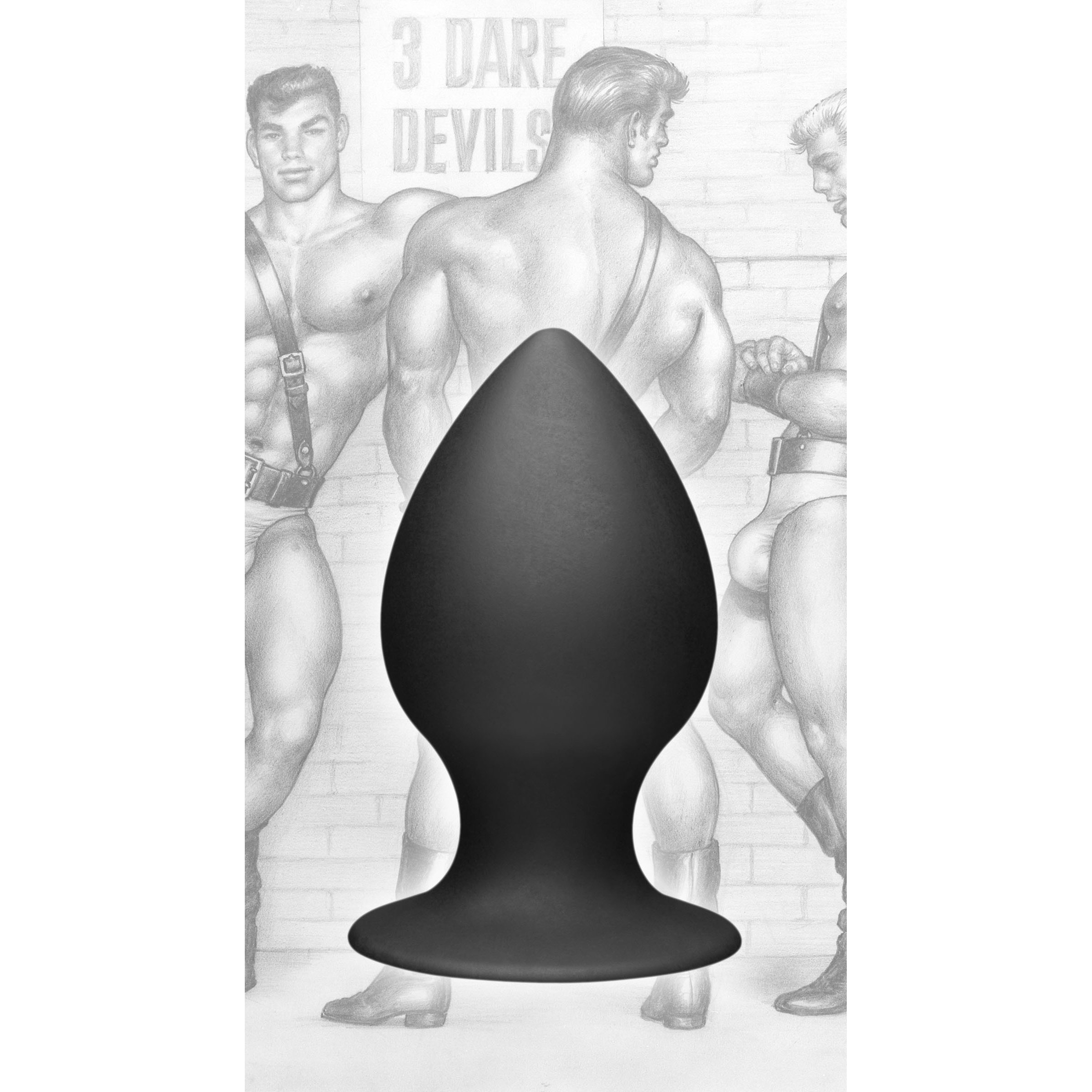 Tom of Finland Medium Silicone Anal Plug 8 Tom of Finland Medium Silicone Anal Plug